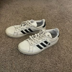 White Adidas Grandcourt